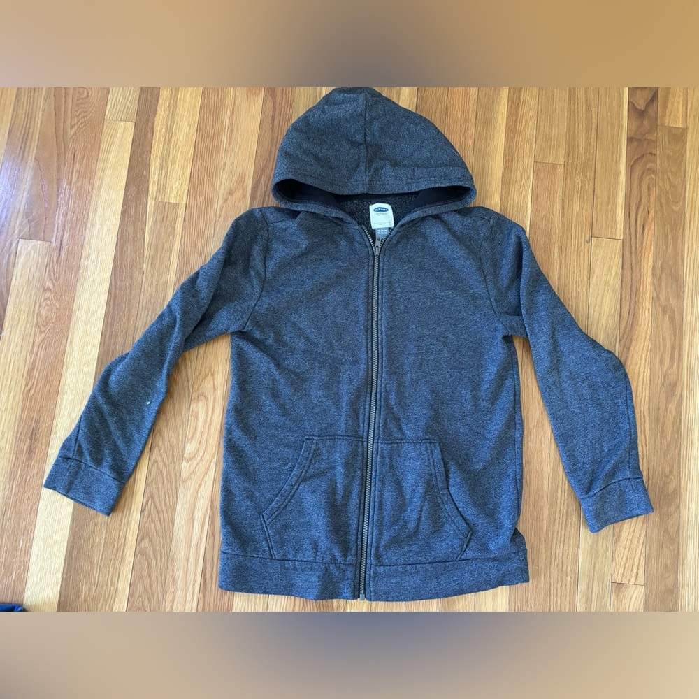 Old Navy Gray Zip Up Sweatshirt